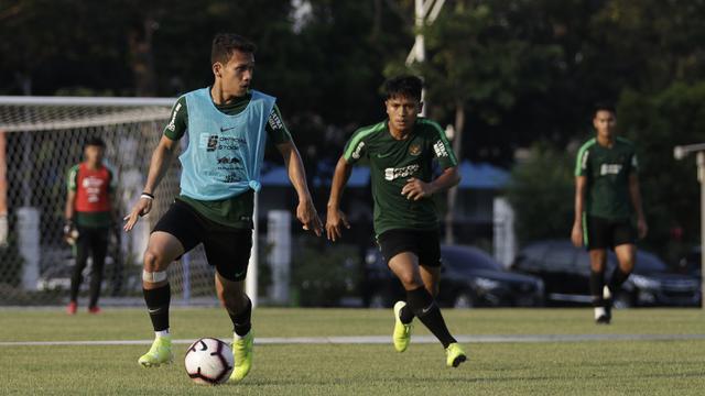 Latihan Timnas Indonesia U-22