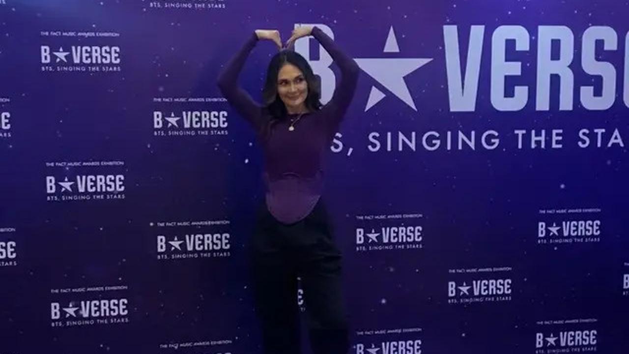 5 Gaya Publik Figur dengan Busana Ungu di Purple Carpet Pameran BTS BSTARVERSE