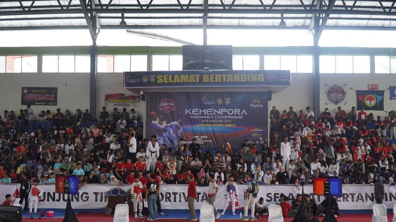 Kejuaraan Nasional Taekwondo Piala Kemenpora 2025 Digelar di Magelang, Diikuti 4500 Atlet