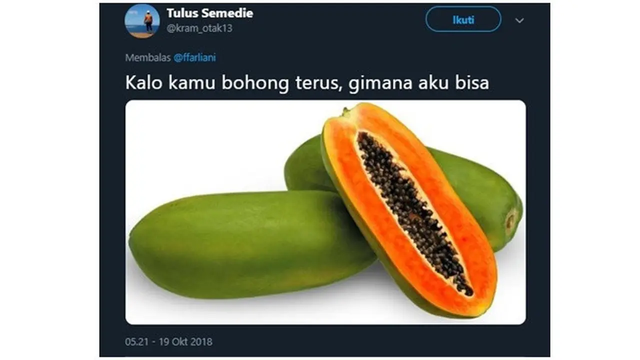 Plesetan Nama-nama Buah Ini Bikin Tepuk Jidat