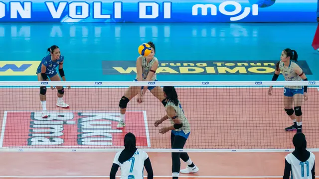 Pertandingan Proliga 2026 antara Bandung bjb Tandamata melawan Jakarta Electric PLN