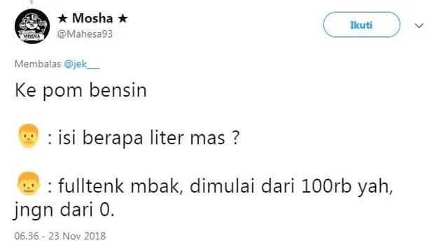 cuitan baru gajian (foto: twitter)