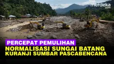 Sungai Batang Kuranji di Padang, Sumatra Barat, meluap hingga menyebabkan banjir bandang pada November 2025 lalu.