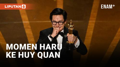 VIDEO: Tangisan Aktor Ke Huy Quan Raih Piala Oscar untuk Pertama Kalinya: Ibu Saya Menang!
