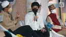 YouTuber Atta Halilintar pada acara Silaturahmi dan Apresiasi Santri Digitalpreneur di Pondok Pesantren Darunnajah, Jakarta, Sabtu (4/12/2021). Sebanyak 500 santri lebih yang terdaftar dalam Santri Digitalpreneur telah selesai menjalani program pelatihan selama dua bulan. (Liputan6.com/Fery Pradolo)
