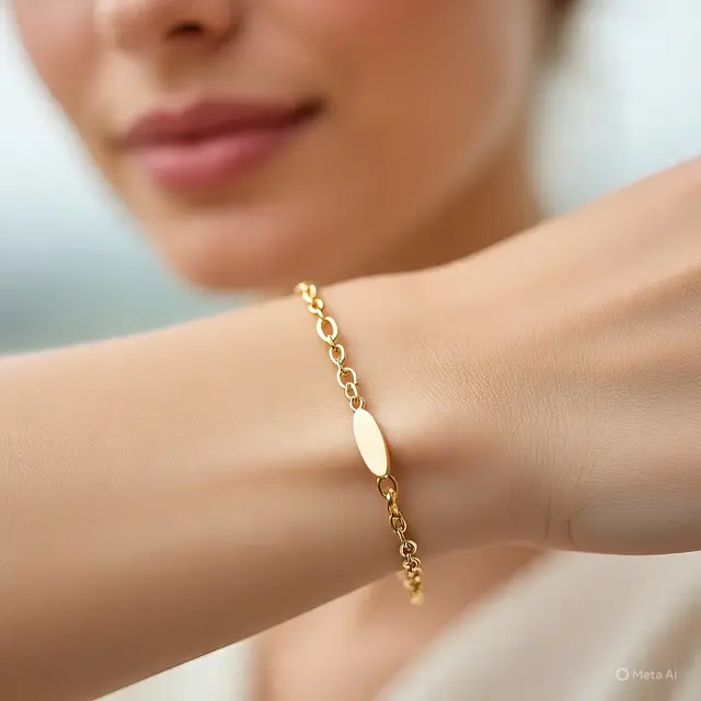 Model Gelang Emas Simple Elegan 5 Gram