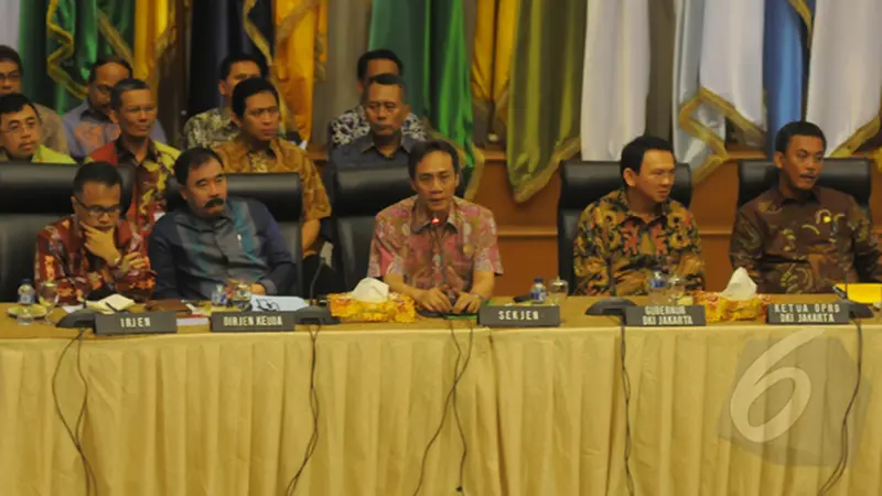 Bahas RAPBD 2015, Ahok dan Ketua DPRD DKI Bertemu