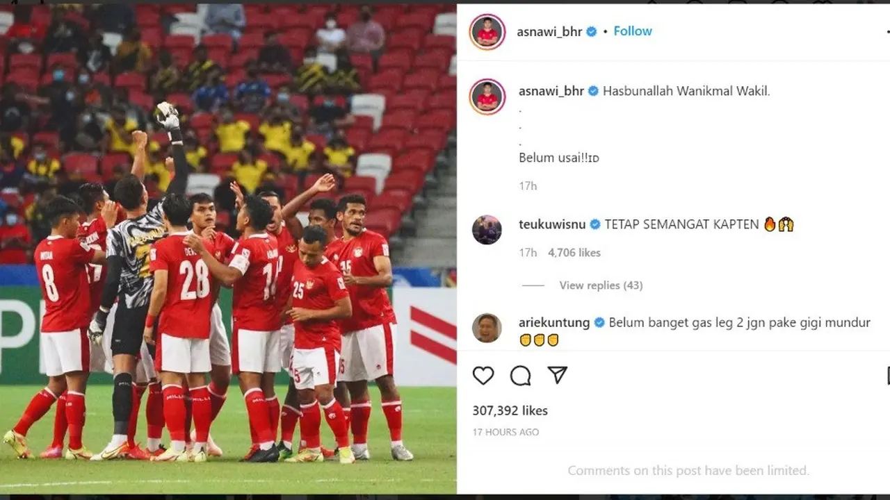 Asnawi Mangkualam Sebut Pertandingan Belum Usai Kalah di Leg 1 Indonesia vs Thailand
