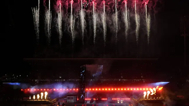 Pesta Kembang Api Warnai Penutupan Commonwealth Games 2022