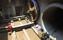 Intip pembangunan terowongan sodetan Kali Ciliwung-KBT