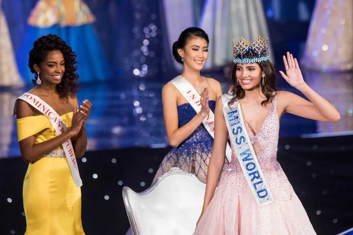 Stephanie Del Valle, peraih gelar Miss World 2016 asal Puerto Rico. (AFP/Bintang.com)