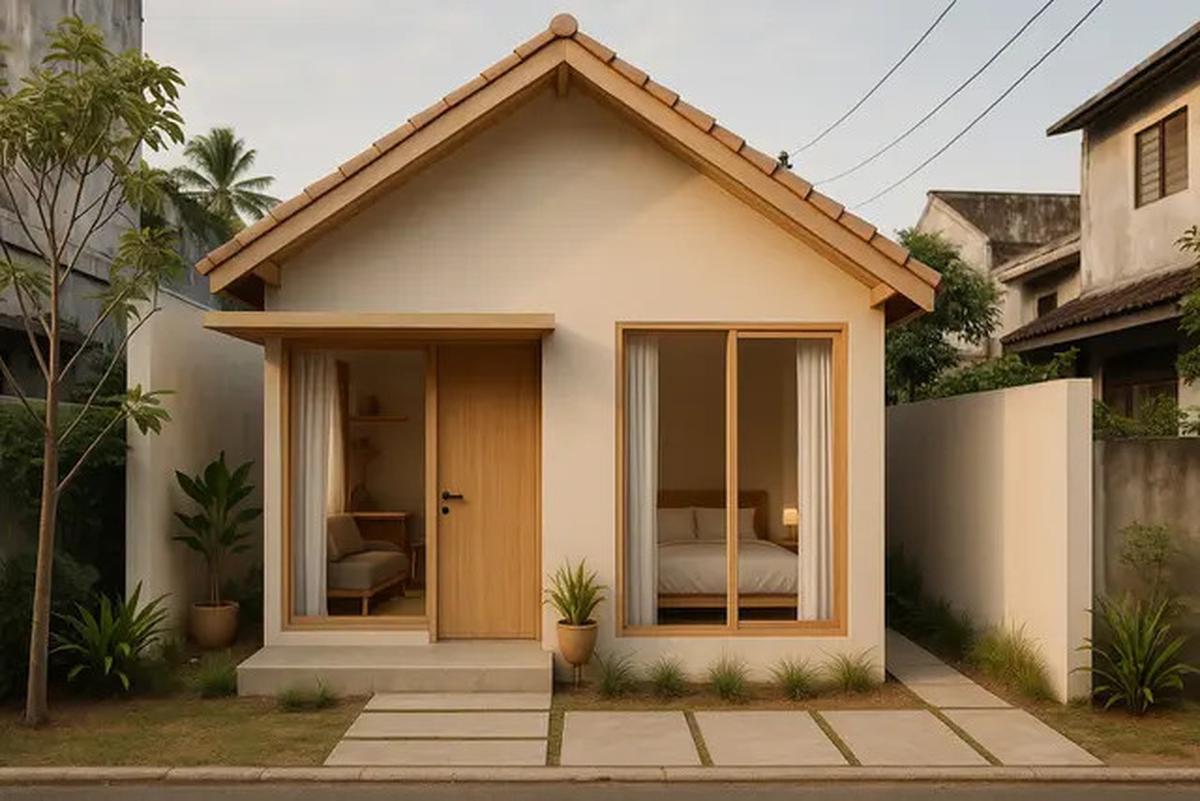 8 Rumah Tipe Minimalis Modern 1 Kamar Tidur di Perkotaan, Kecil Tapi Nyaman