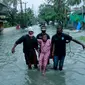 Badai siklon menempa salah satu negara bagian di India di tengah pandemi COVID-19. (Foto: AFP)