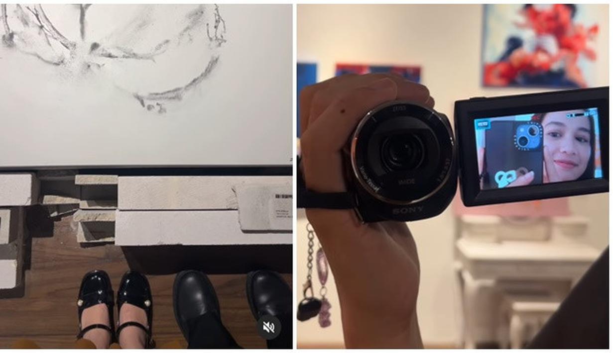 Sebelum unggah foto gandeng tangan pria yang diduga kekasihnya, Dea Annisa sempat perlihatkan kaki kekasihnya itu dalam sebuah video singkat momen-momen ketika museum date dalam unggahannya pada 29 Juli lalu. Bintang sinetron Bidadari ini juga perlihatkan momen ketika ia selfie di layar handycam-nya, yang di mana handycam-nya dipegang oleh kekasihnya itu. (Liputan6.com/IG/@deaaannisa)