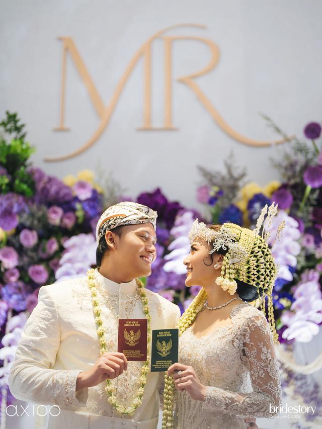 Rizky Febian dan Mahalini Raharja menikah (Dok. Bridestory)