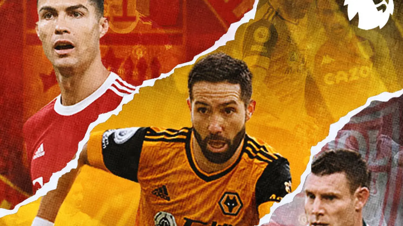 Premier League - Cristiano Ronaldo, Joao Moutinho, James Milner