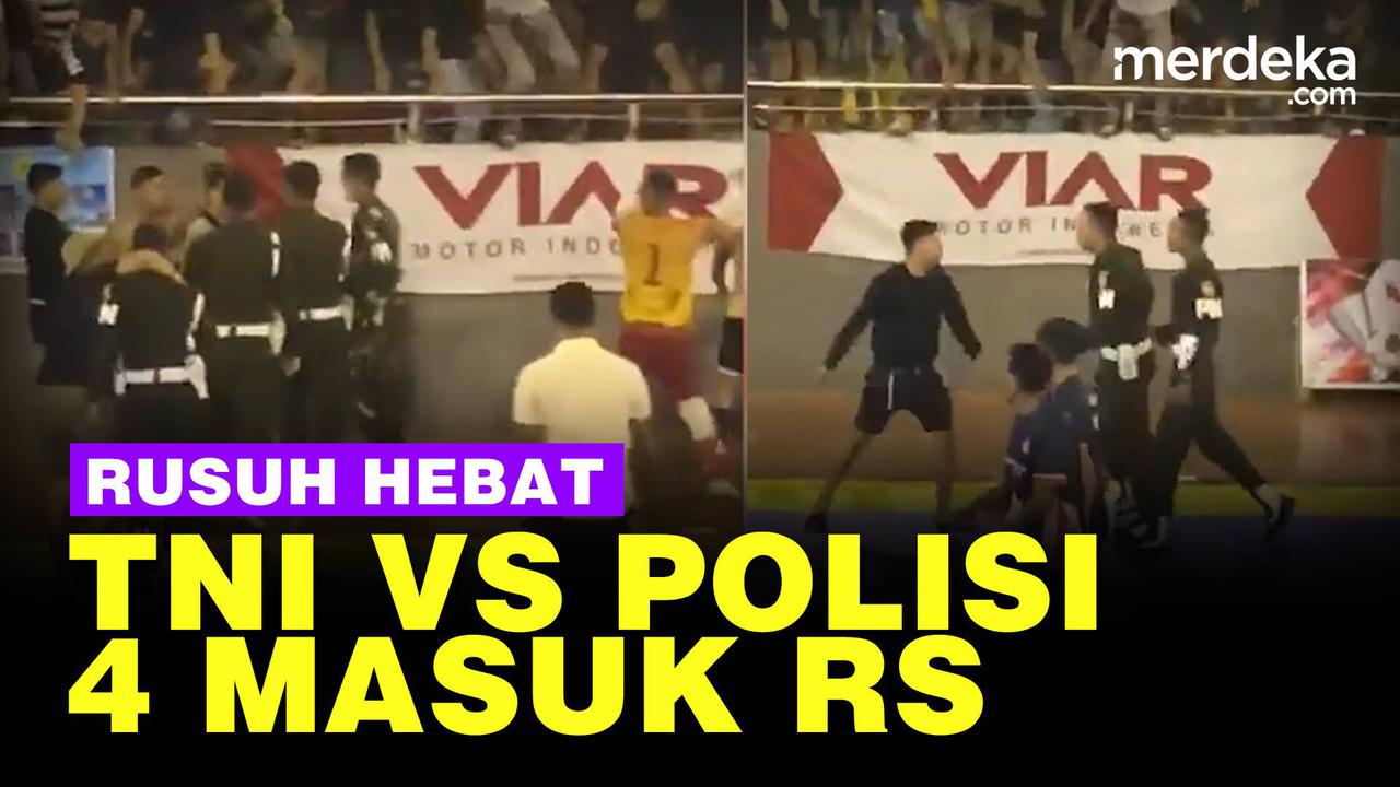 VIDEO: 4 Polisi Masuk RS Usai Rusuh Adu Jotos di Kupang, Nihil Korban dari Kubu TNI