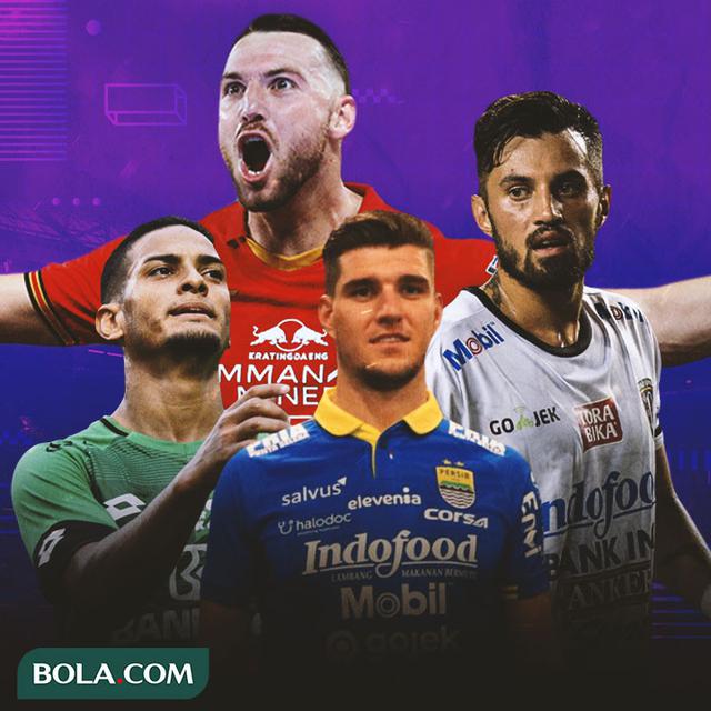 Ilustrasi - Stefano Lilipaly, Marko Simic, Nick Kuipers, Renan Silva