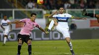 Mauro Icardi kembali gagal mencetak gol saat melawan Palermo. (REUTERS/Tony Gentile)
