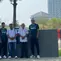 Timnas voli pantai putra Indonesia berfoto bersama jajaran PP PBVSI sebelum bertolak ke China untuk mengikuti Asian Beach Volleyball Championship 2026 di Sentul, Bogor, Sabtu (29-8-2026). (Bola.com/Fauzi Ananta Dharmawan)