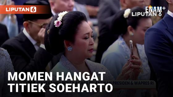 VIDEO: Momen Titiek Soeharto Abadikan Proses Sumpah Prabowo