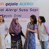 Biasanya gejala alergi protein susu sapi berupa ruam kulit, gangguan pencernaan, bahkan perilaku si kecil yang berubah setelah mengonsumsi susu.  (Foto/dok: Sarihusada)