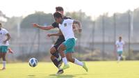Hingga babak pertama usai Timnas Indonesia U-20 masih belum mampu menyamakan skor. (Dok. PSSI)