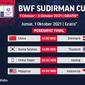 BWF Sudirman Cup 2021 Jumat, (1/10/2021)