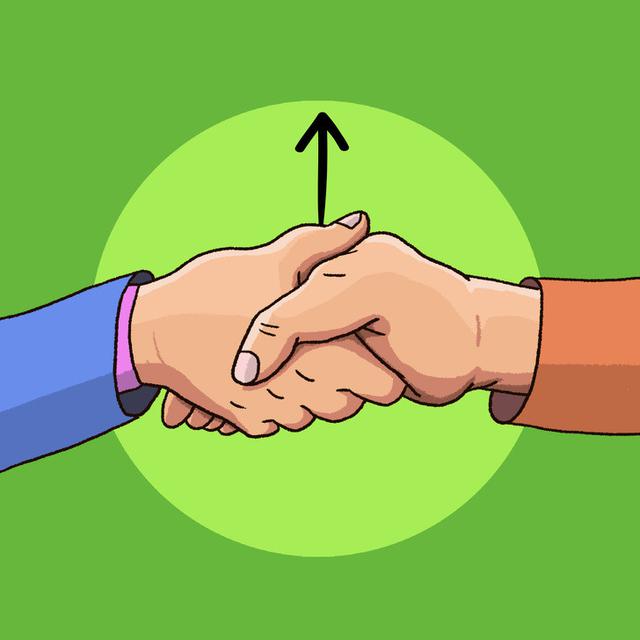 Ilustrasi jabat tangan