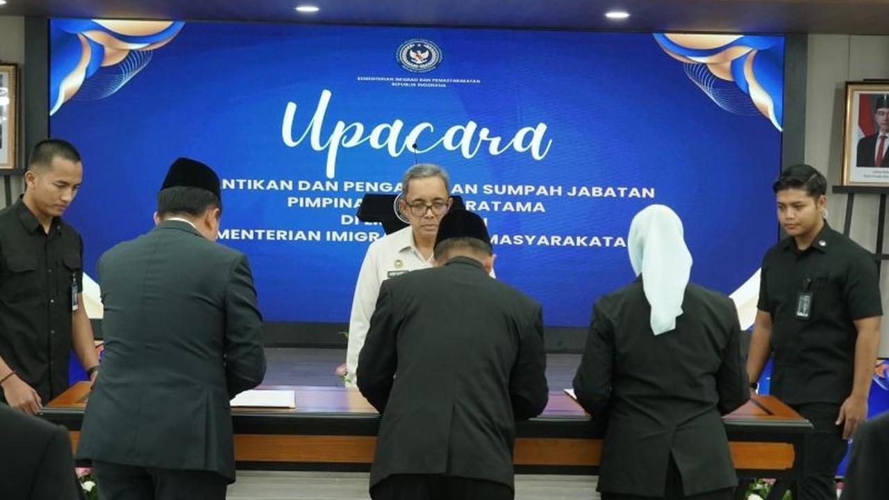 Kemenimipas Lantik Pejabat Imigrasi Kepri dan Batam, Perkuat Organisasi