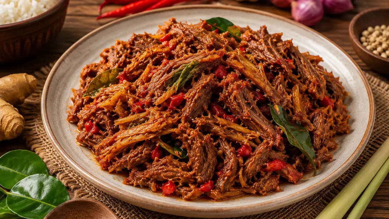 Daging Suwir Pedas dari Daging Kurban