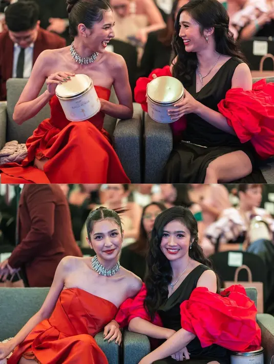 Yang lebih menarik lagi untuk disimak adalah gaya rambut yang dipilih Mikha Tambayong untuk menyempurnakan keseluruhan penampilannya. Ia memilih cepol Korea untuk memberikan tampilan sleek hair dan clean look sebagai hasil akhirnya. Foto: Instagram.