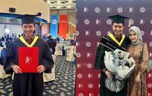 6 Potret Bahagia Chand Kelvin di Momen Wisuda S2 Didampingi Sang Istri Tercinta, Ternyata Lulusan Luar Negeri