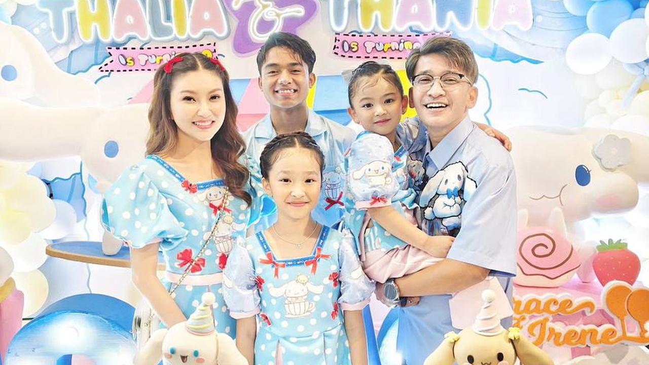 Potret Perayaan Ultah Thalia - Thania, Sarwendah Akur dengan Ruben Onsu - Pesta Meriah Penuh Tawa