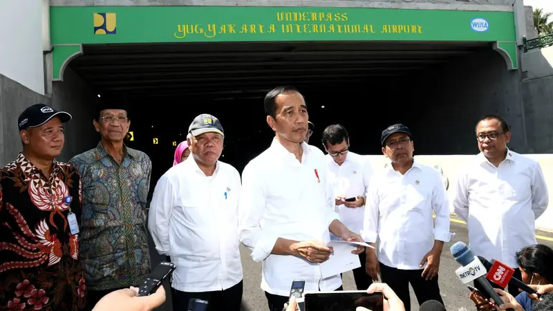 Presiden Joko Widodo atau Jokowi di Yogyakarta, Jumat (31/1/2020).