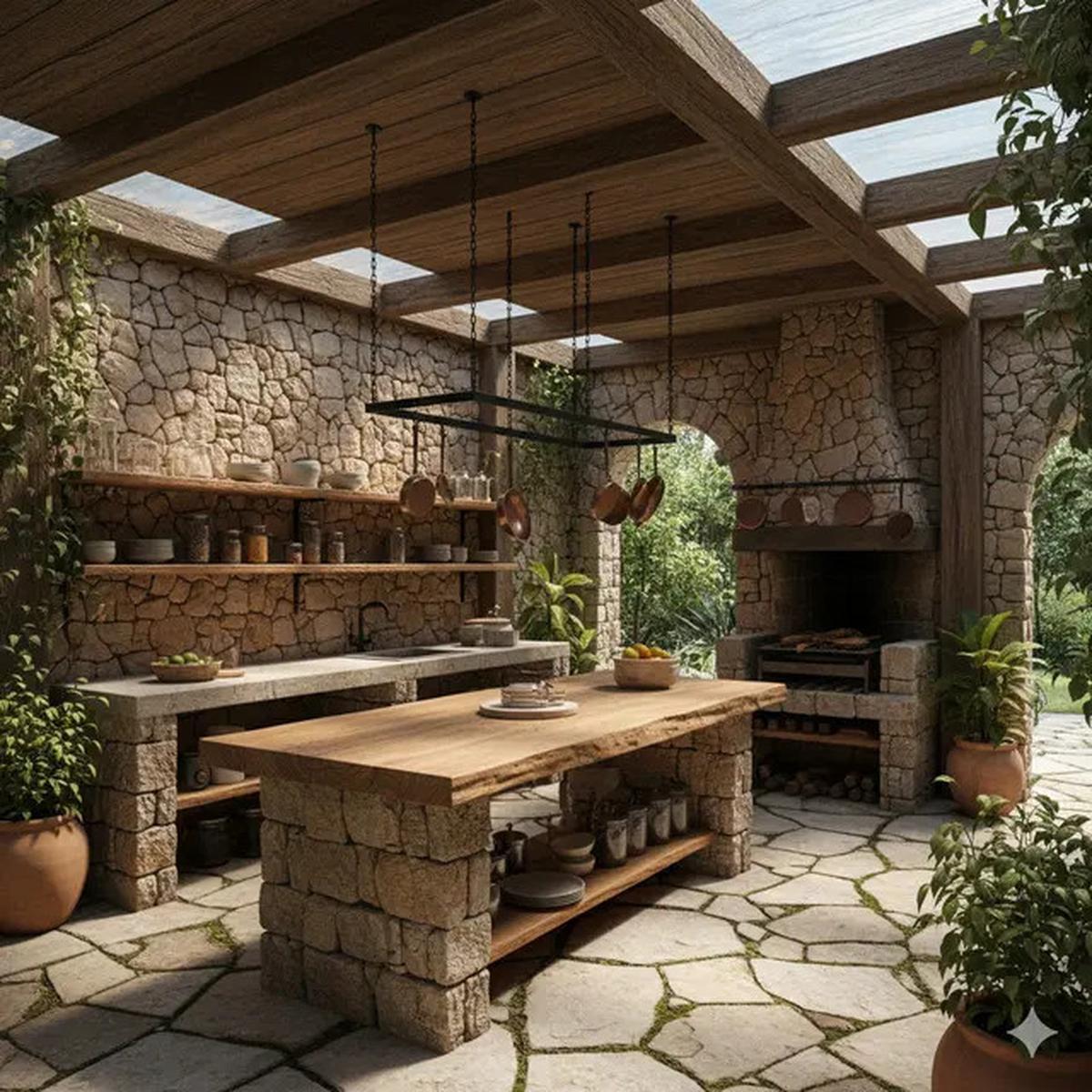7 Desain Dapur Semi Outdoor Tanpa Kitchen Set: Solusi Modern, Estetis, dan Fungsional