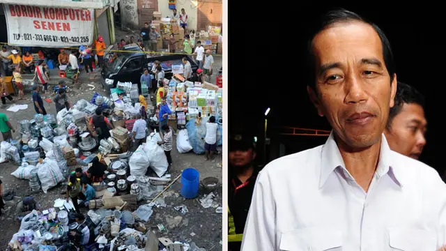 Pembagian Kios Pasar Senen - Jokowi Keliling Jawa 