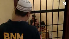 Petugas gabungan Kota Tebingtinggi menggerebek rumah bandar narkoba di Jalan Sukarno-Hatta Kota Tebingtinggi Sumatera Utara