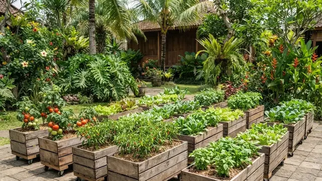 Kebun Sayur Portabel untuk Halaman Fleksibel