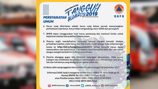 Tangguh Award 2019 BNPB