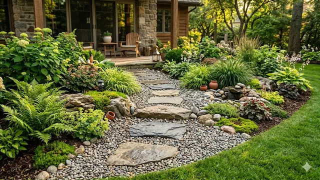 Inspirasi Taman Batu di Halaman Rumah