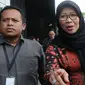 Direktur Jenderal Pemasyarakatan (Dirjen PAS) Sri Puguh Budi Utami usai menjalani pemeriksaan di KPK, Jakarta, Selasa (16/10). Sri Puguh diperiksa sebagai saksi tersangka  Direktur PT Melati Technofo Indonesia Fahmi Darmawansyah. (Merdeka.com/Dwi Narwoko)