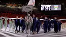 Terbaru, Yusra Mardini dipercaya membawa panji kebesaran Tim Pengungsi Olimpiade pada upacara pembukaan Olimpiade Tokyo 2020 bersama Tachlowini Gabriyesos. Sebuah kebanggan tersendiri baginya dapat memimpin barisan rombongan Tim Pengungsi. (Foto: AFP/Odd Andersen)