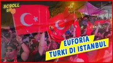 Berita video Fans turki berpesta di Istanbul setelah menang 2-1 atas Austria di babak 16 besar Euro 2024