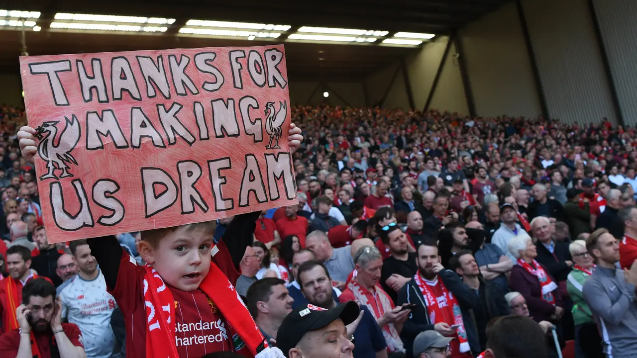 FOTO: Meski Menang Liverpool Tetap Gagal Juara Premier League