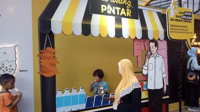 Ilustrasi warung pintar