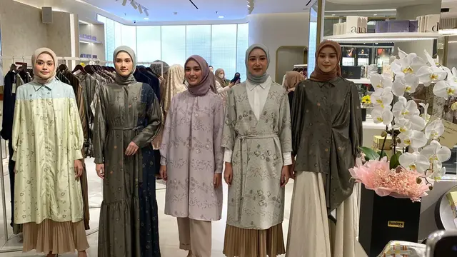 Inspirasi Baju Lebaran yang Menawan dari Mega Iskanti x Kami