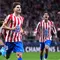Selebrasi Julian Alvarez usai mencetak gol di laga Atletico Madrid vs Arsenal di leg 1 semifinal Liga Champions 2025/2026 di Riyadh Air Metropolitano, Kamis (30/04/2026) dini hari WIB. (AP Photo/Manu Fernandez)