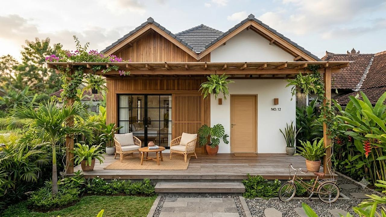 6 Model Rumah Bergaya Tropical Japandi yang Mudah Ditiru, Nyaman dan Estetik