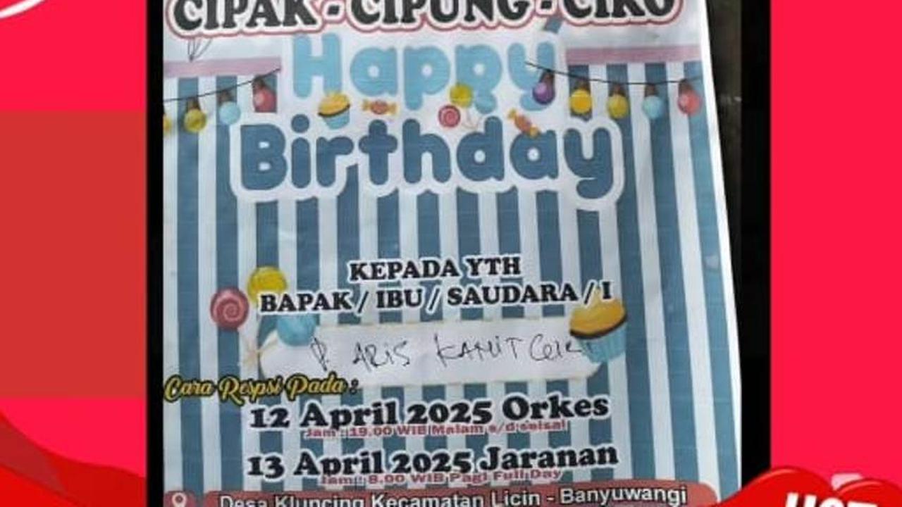 Pasutri di Banyuwangi Rayakan Pesta Ulang Tahun 3 Kucing Miliknya Selama 2 Hari